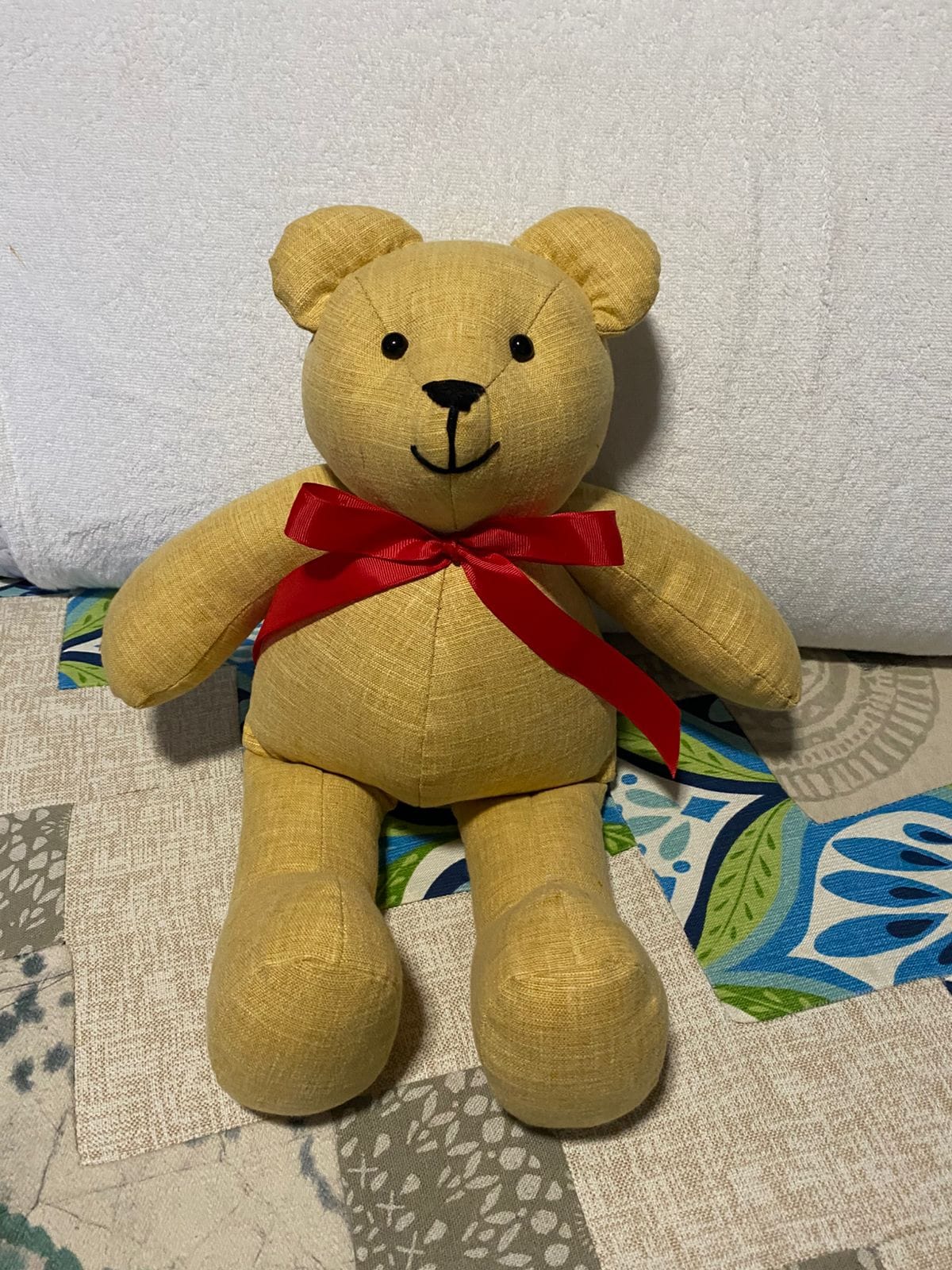 Oso de peluche artesanal