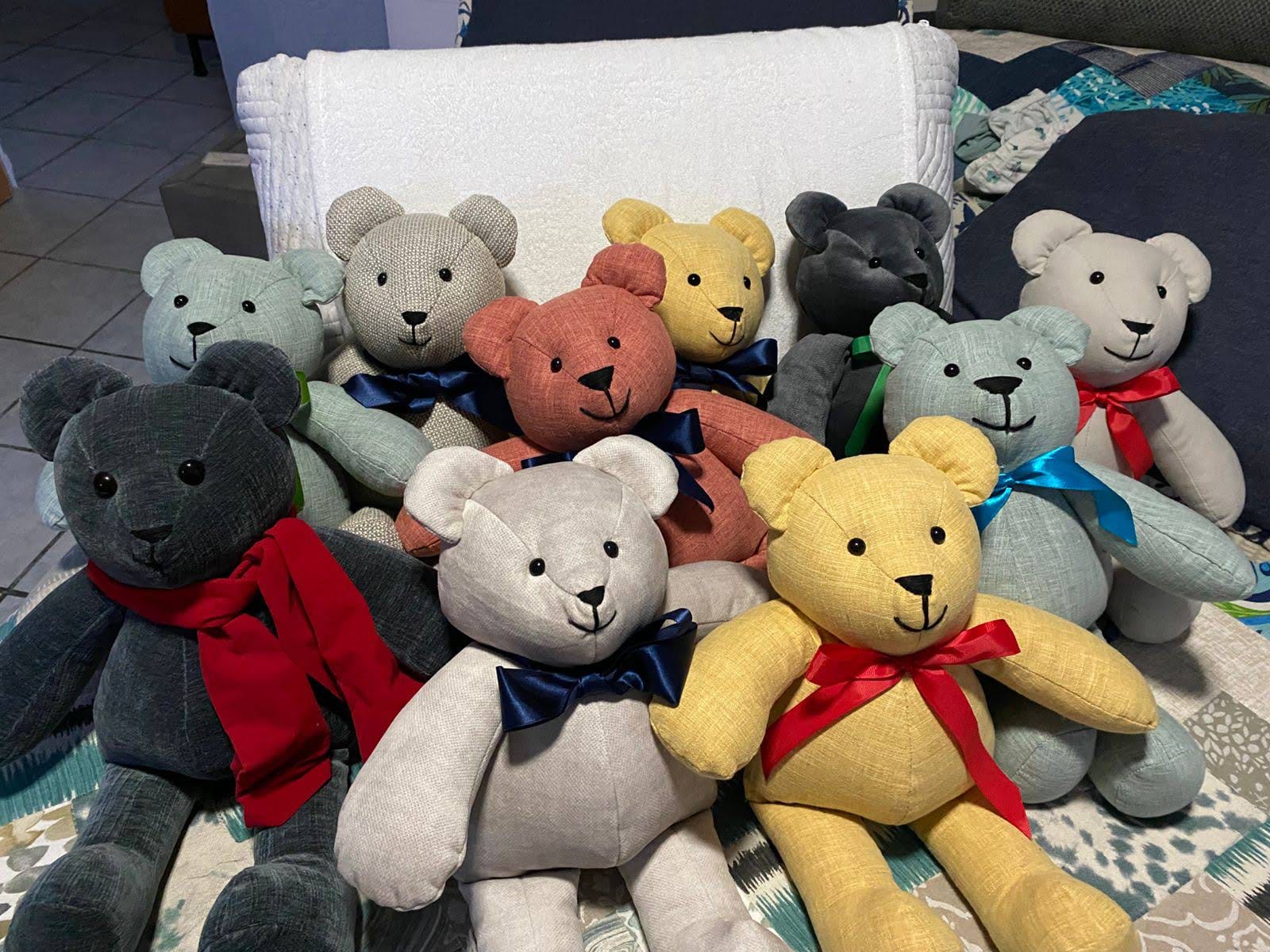 Oso de peluche artesanal
